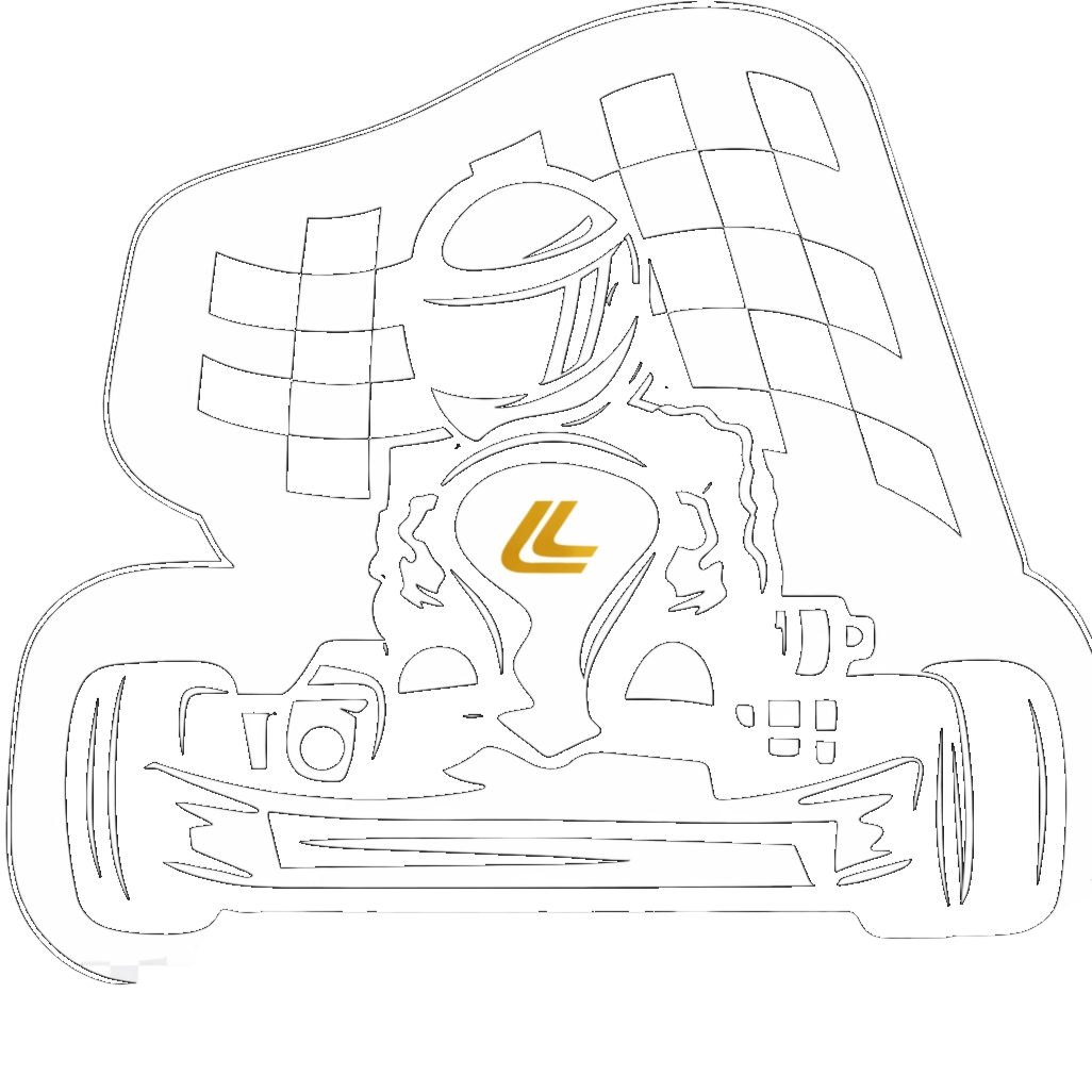 Corrida do campeonato LED Kart